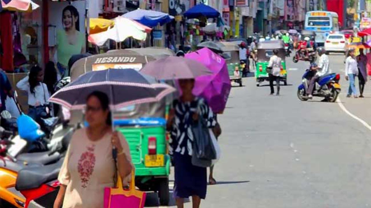 அதிகரித்த வெப்பம் குறித்து வளிமண்டலவியல் திணைக்களம் எச்சரிக்கை!