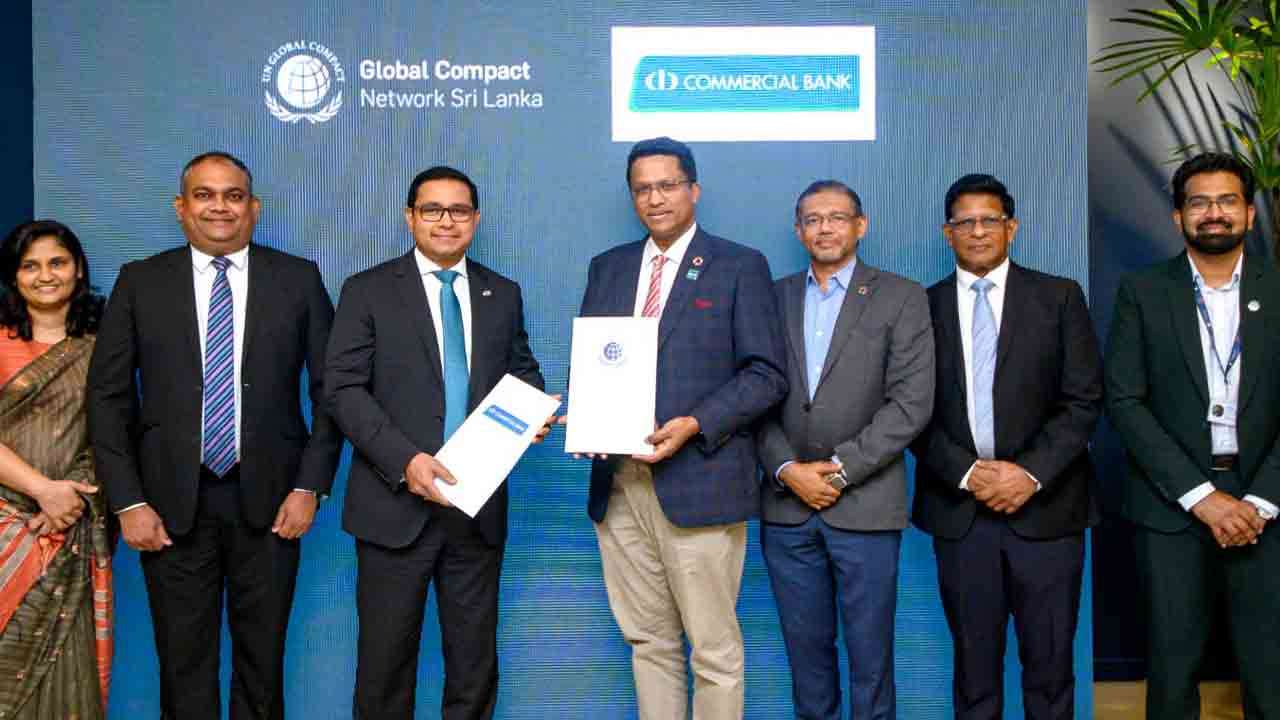 கொமர்ஷல் வங்கியானது UNGC இலங்கை வலையமைப்பின் இரண்டு செயற்குழுக்களின் காப்பாளராக தெரிவு செய்யப்பட்டுள்ளது