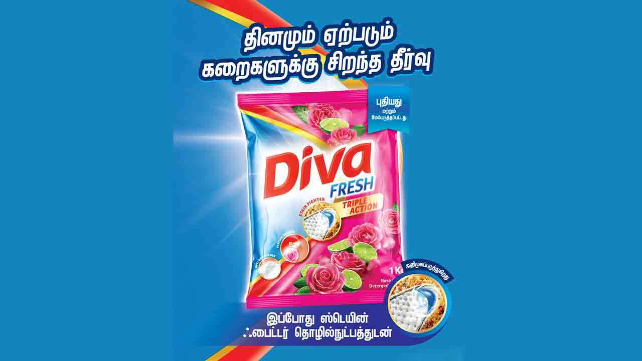 மேம்பட்ட கறை அகற்றும் தொழில்நுட்பத்துடன் கூடிய ‘தீவா பிரெஷ்’ தயாரிப்புகளை அறிமுகப்படுத்தும் தீவா
