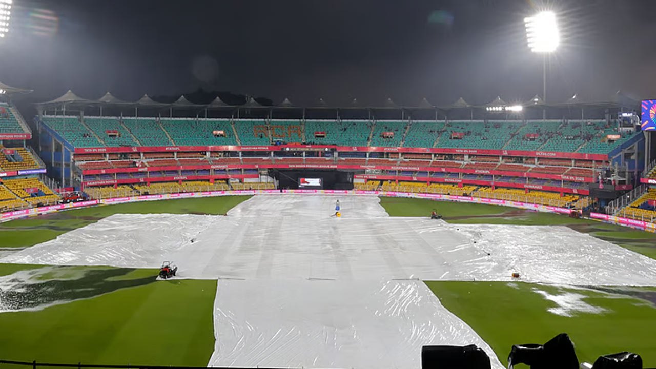 மும்பை - ராஜஸ்தான் போட்டியில் மழையால் தாமதம்!