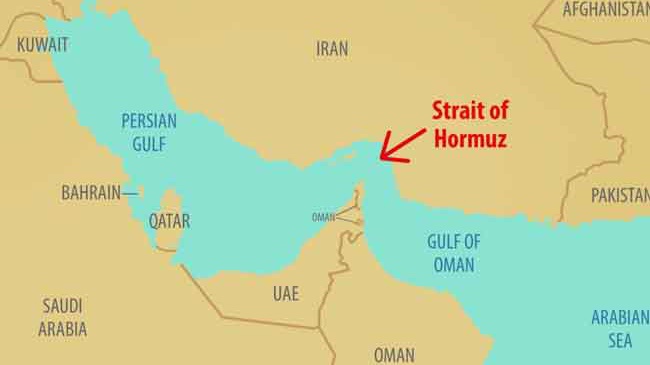 ஈரான் மீண்டும் ஹோர்முஸ் நீரிணையை மூடியது 