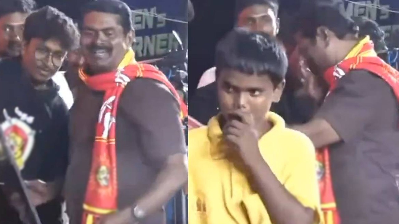 பரப்புரையின் போது சிறுவனுக்கு நடந்த சம்பவம்!