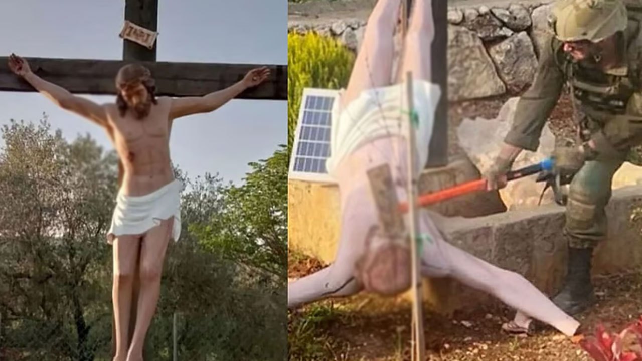 இயேசு கிறிஸ்து சிலையை உடைத்த 2 இஸ்ரேல் வீரர்களுக்கு 30 நாட்கள் சிறை