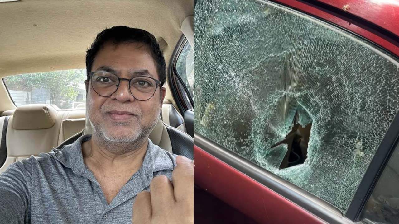 இசையமைப்பாளர் ஜேம்ஸ் வசந்தன் கார் மீது தாக்குதல்!