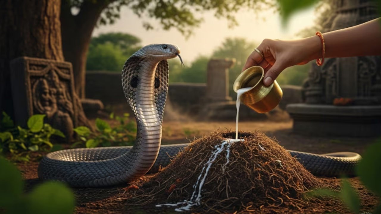 பாம்பு புற்றில் பால் ஊற்றுவது ஏன்?