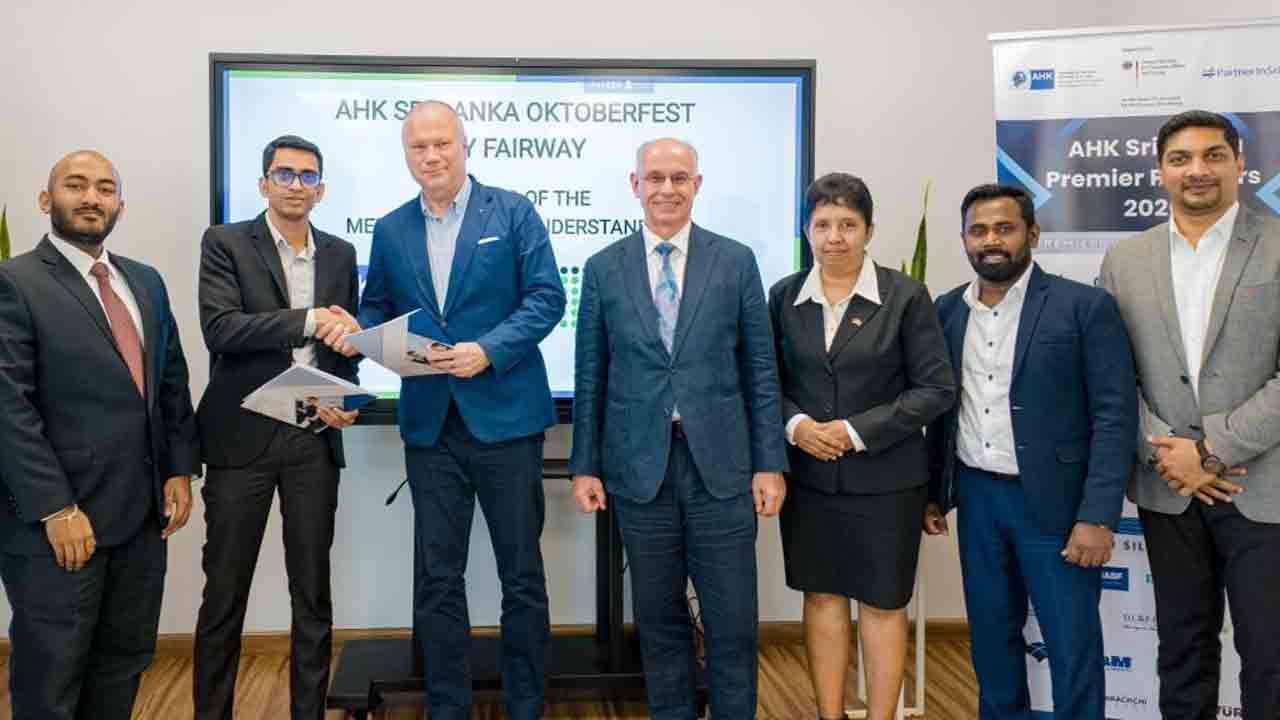 AHK Sri Lanka Oktoberfest by Fairway’ நிகழ்வை நடத்துவதற்காக Fairway Holdings நிறுவனத்துடன் கைகோர்க்கும் AHK Sri Lanka