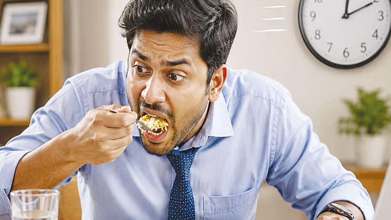 வேகமாக சாப்பிடுபவரா நீங்கள்?