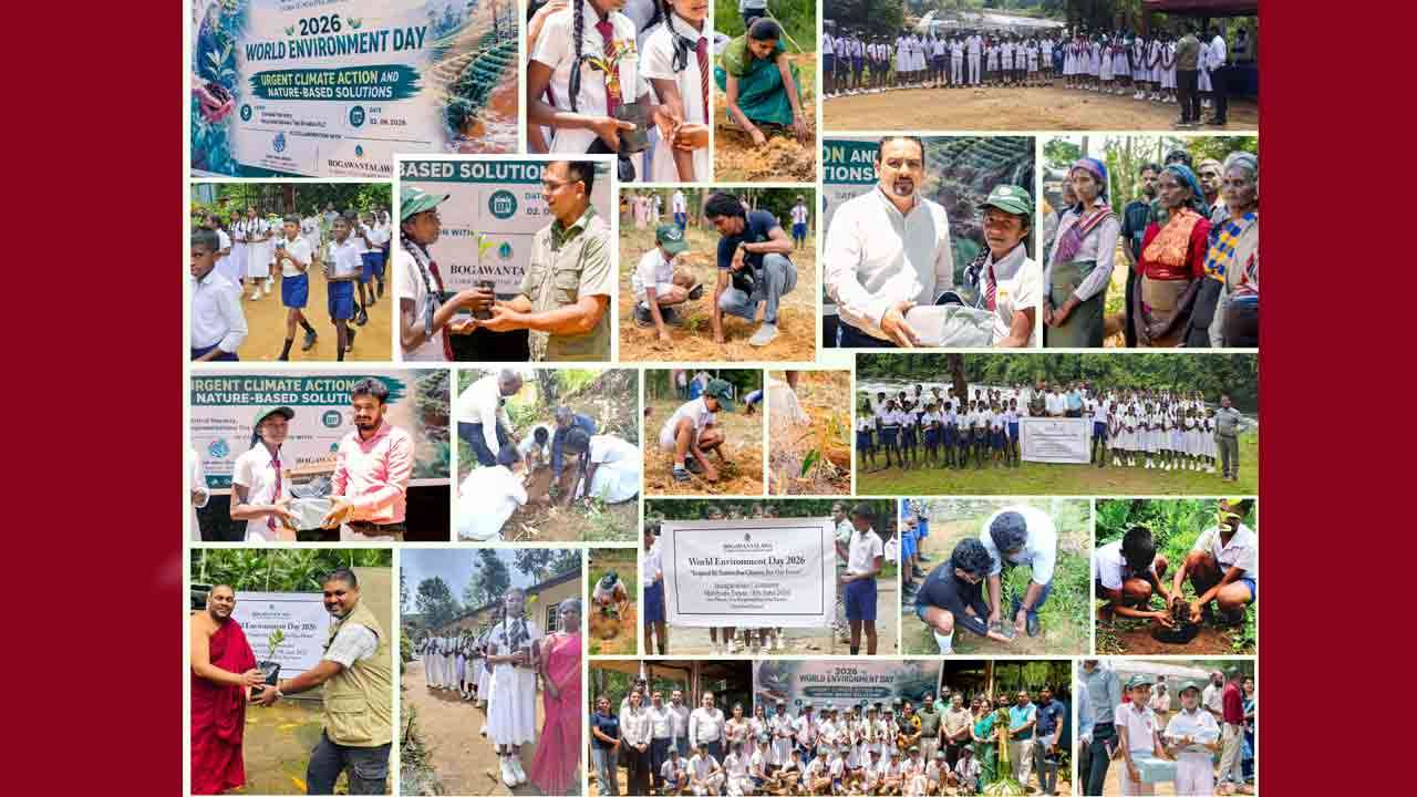 பொகவந்தலாவை டீ எஸ்டேட்ஸ் பிஎல்சி 2026 உலக சுற்றுச்சூழல் வாரத்தின் ஊடாக காலநிலை சாதக மற்றும் Net Zero தலைமைத்துவத்தை முன்னெடுப்பு