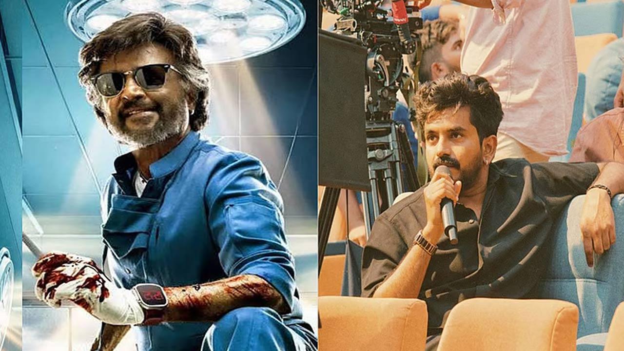 காரில் இருந்து இறங்கி மாஸ் காட்டிய ரஜினி!