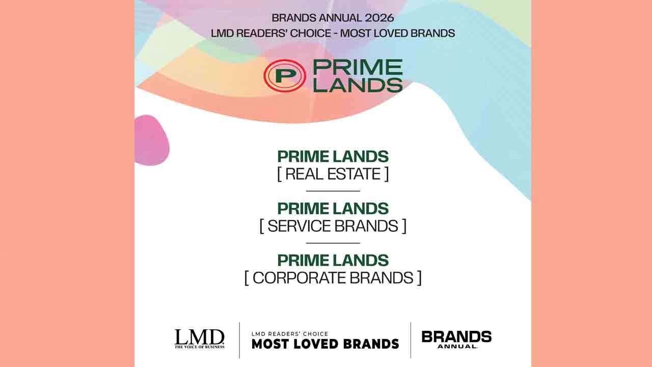 Prime Group இலங்கையின் “அதிக அபிமானம் மற்றும் நம்பகமான” ரியல் எஸ்டேட் வர்த்தக நாமமாக LMD இனால் தெரிவு செய்யப்பட்டுள்ளது