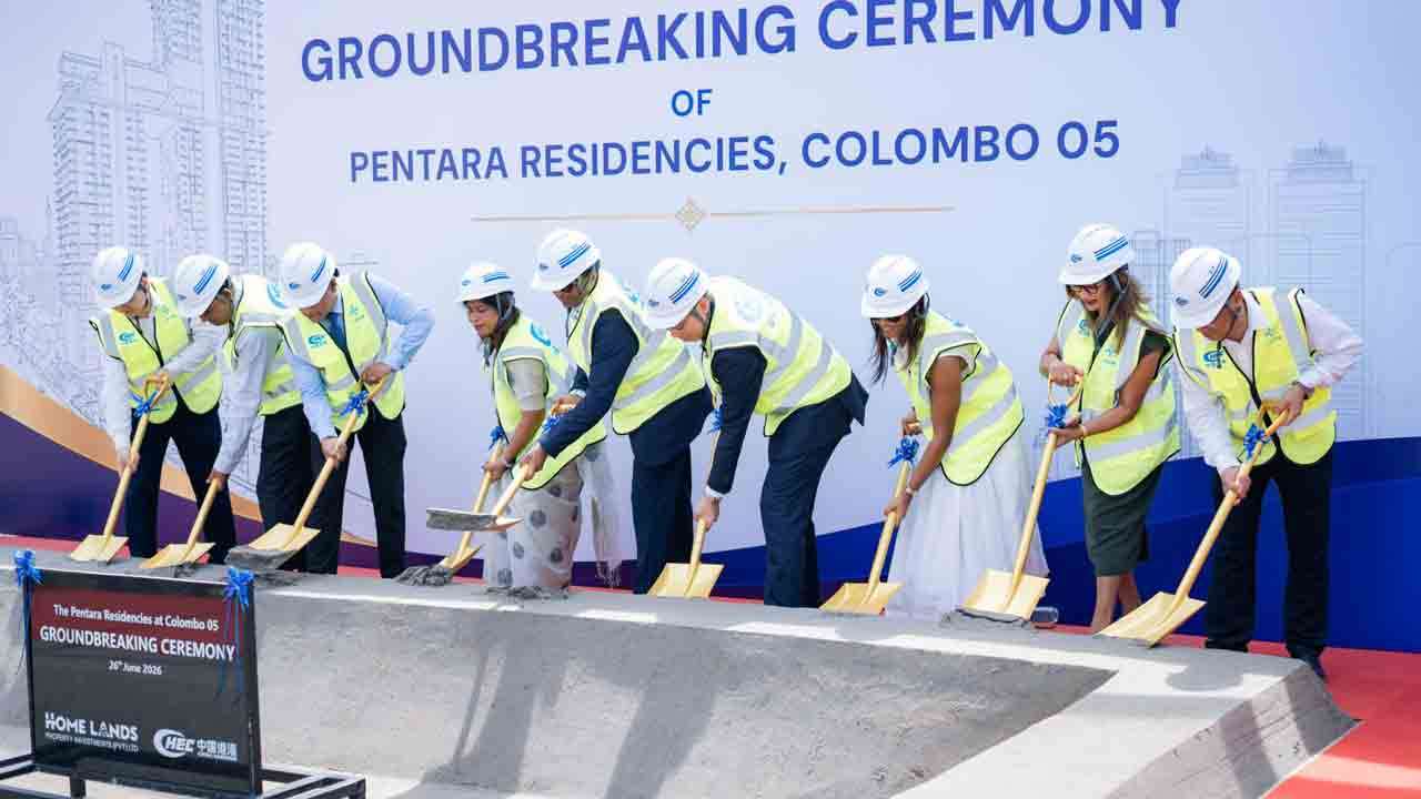 கொழும்பு 05 இல் Home Lands Skyline நிறுவனத்தின் Pentara Residencies கட்டுமானப் பணிகளை CHEC தொடங்கியுள்ளது