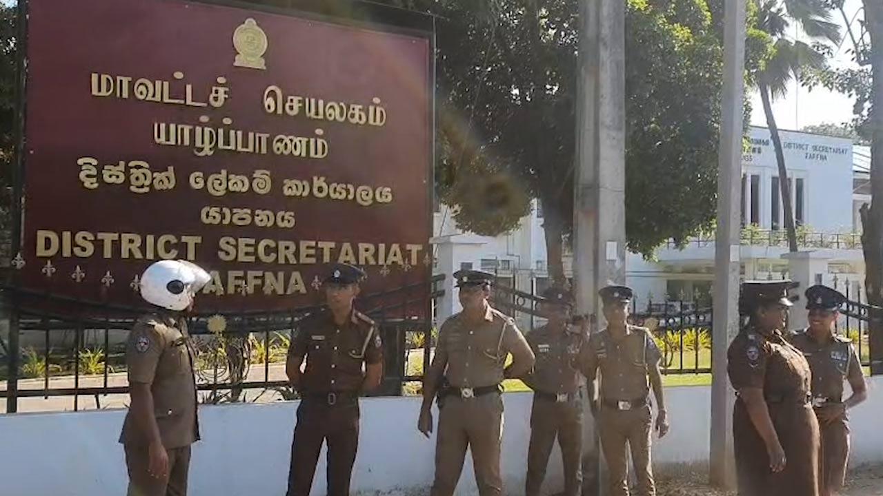 பொலிஸ் பாதுகாப்புடன் நடத்தப்பட்ட யாழ். மாவட்ட ஒருங்கிணைப்பு குழு கூட்டம்!