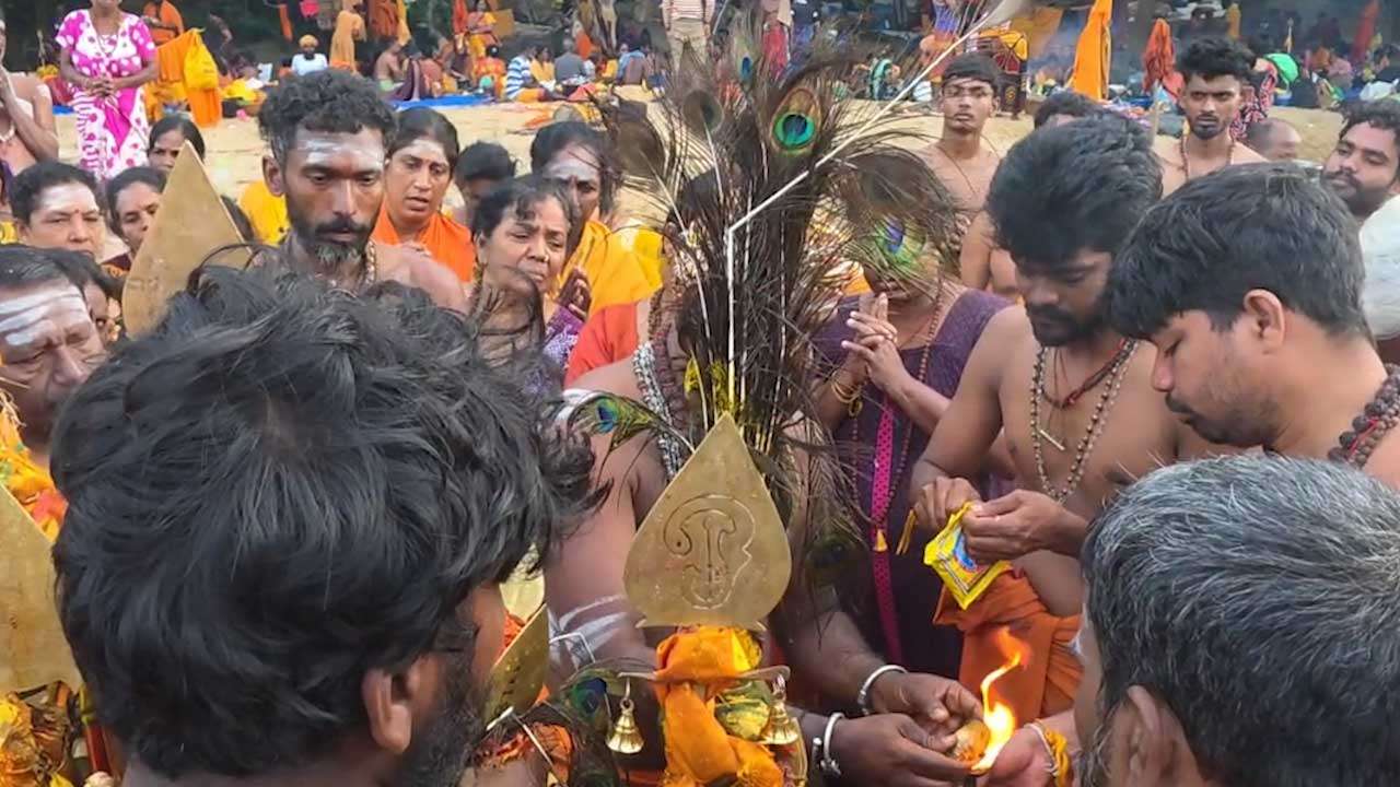 கதிர்காமத்தை வந்தடைந்த பாதயாத்திரை பக்தர்கள்!